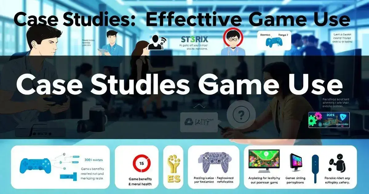 Case Studies: Effective Game Use